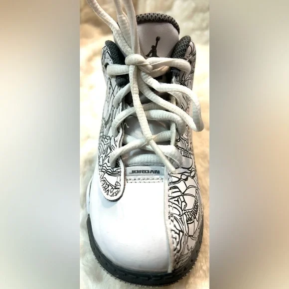 Toddler Nike Air Jordan Dub Zero Retro Shoes DV 1358-107 size 8 - Picture 6 of 16